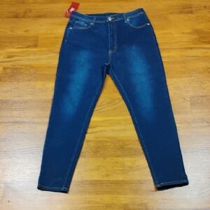 T&Y Classic Blue Straight Leg Women's Jeans